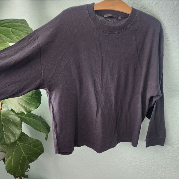 Jenni kayne crewneck oversized sweatshirt cotton light sweater - Picture 7 of 11